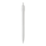Recycled plastic stress-relief pen with blue Dokumental® ink white colour