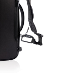 Anti-theft RPET backpack convertible into laptop briefcase, 16”
