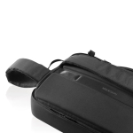 Anti-theft RPET backpack convertible into laptop briefcase, 16”