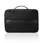 Anti-theft RPET backpack convertible into laptop briefcase, 16”
