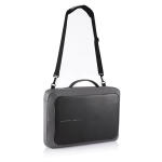 Anti-theft RPET backpack convertible into laptop briefcase, 16”