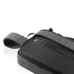 Anti-theft RPET backpack convertible into laptop briefcase, 16”