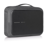 Anti-theft RPET backpack convertible into laptop briefcase, 16”