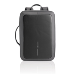 Anti-theft RPET backpack convertible into laptop briefcase, 16”