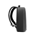 Waterproof anti-theft RPET backpack with RFID protection, 16” black colour
