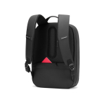 Waterproof anti-theft RPET backpack with RFID protection, 16” black colour