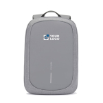Waterproof anti-theft RPET backpack with RFID protection, 16” grey colour
