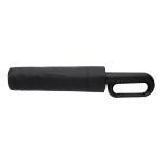 Windproof RPET umbrella with clip handle, Ø97 cm black colour