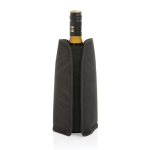 RPET wine bottle cooler sleeve in assorted colours black colour