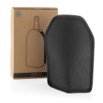 RPET wine bottle cooler sleeve in assorted colours black colour