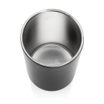 Recycled stainless steel wine cooler bucket black colour