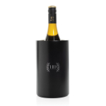 Recycled stainless steel wine cooler bucket black colour