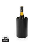 Recycled stainless steel wine cooler bucket black colour
