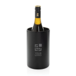 Recycled stainless steel wine cooler bucket black colour