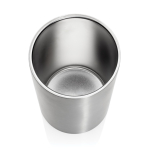 Recycled stainless steel wine cooler bucket silver colour