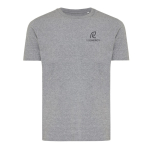 Unisex regular-fit T-shirt in 100% cotton, 180 g/m² grey colour view with logo
