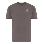 Unisex regular-fit T-shirt in 100% cotton, 180 g/m² matt silver colour view with logo