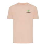 Unisex regular-fit T-shirt in 100% cotton, 180 g/m² champagne colour view with logo