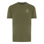 Unisex regular-fit T-shirt in 100% cotton, 180 g/m² khaki colour view with logo