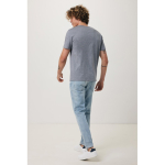 Unisex regular-fit T-shirt in 100% cotton, 180 g/m² heather light grey colour second model view