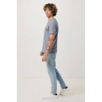 Unisex regular-fit T-shirt in 100% cotton, 180 g/m² heather light grey colour third model view