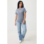 Unisex regular-fit T-shirt in 100% cotton, 180 g/m² heather light grey colour fifth model view