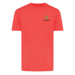 Unisex regular-fit T-shirt in 100% cotton, 180 g/m² coral colour view with logo