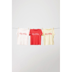 Unisex regular-fit T-shirt in 100% cotton, 180 g/m² coral colour second view with logo
