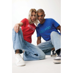 Unisex regular-fit T-shirt in 100% cotton, 180 g/m² coral colour
