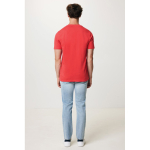 Unisex regular-fit T-shirt in 100% cotton, 180 g/m² coral colour fourth model view