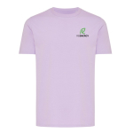 Unisex regular-fit T-shirt in 100% cotton, 180 g/m² lilac colour view with logo