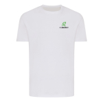 Unisex regular-fit T-shirt in 100% cotton, 180 g/m² off white colour view with logo