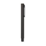 Elegant pen in recycled stainless steel with blue ink black colour