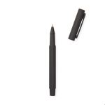 Elegant pen in recycled stainless steel with blue ink black colour