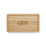 Scandinavian-style salt and pepper set in ash wood brown colour