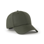 6-panel RPET cap with adjustable buckle closure, 85 g/m² green colour