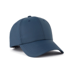 6-panel RPET cap with adjustable buckle closure, 85 g/m² navy-blue colour