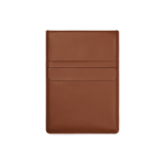 Polyester laptop sleeve with built-in mouse mat, 14” brown colour