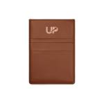 Polyester laptop sleeve with built-in mouse mat, 14” brown colour