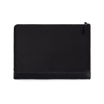 Recycled polyester laptop sleeve with inner pocket, 14” black colour
