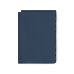 Synthetic leather passport and card holder with RFID protection navy-blue colour