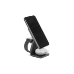 3-in-1 foldable magnetic ABS charger, also serves as a stand black colour fourth view