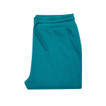 Unisex jogger trousers in recycled cotton, 340 g/m² emerald green colour