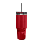 Straw cup with dual-wall air insulation, 1.2 L