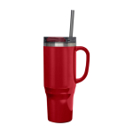 Straw cup with dual-wall air insulation, 1.2 L