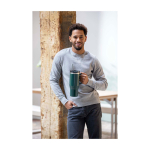 Straw cup with dual-wall air insulation, 1.2 L