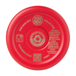 Copper double-wall vacuum-insulated straw cup, 1.2 L red colour third view