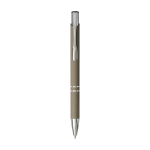 Aluminium pen with soft-touch coating, black ink