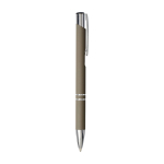 Aluminium pen with soft-touch coating, black ink