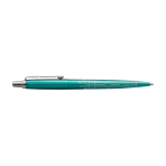 Parker Jotter SE Global Icons metal pen, blue ink turquoise colour third front view